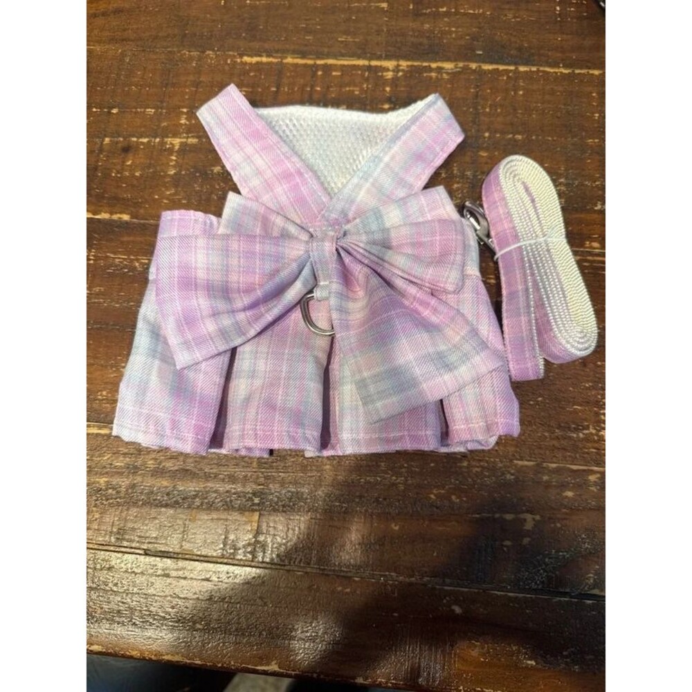 Dog dress size small with leash